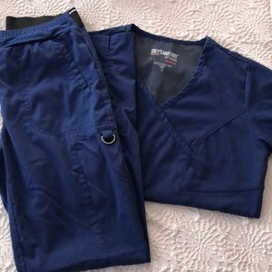 Navy scrubs
